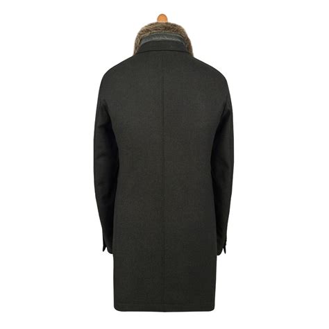 Bramhope 34 Length Quilted Wool Coat Cordings