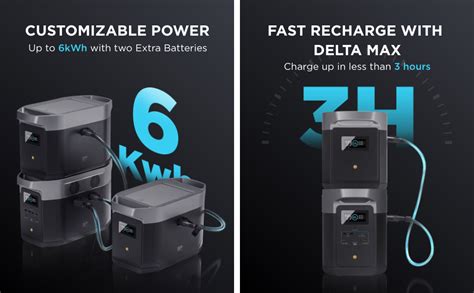 Ecoflow Delta Max Delta Max Smart Extra Battery Ubicaciondepersonas