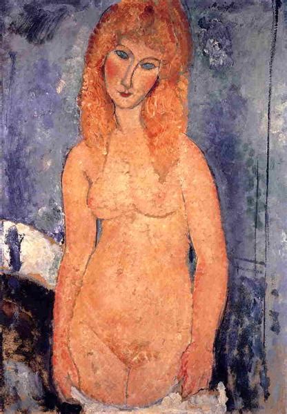 Blonde Nude Amedeo Modigliani Wikiart Org