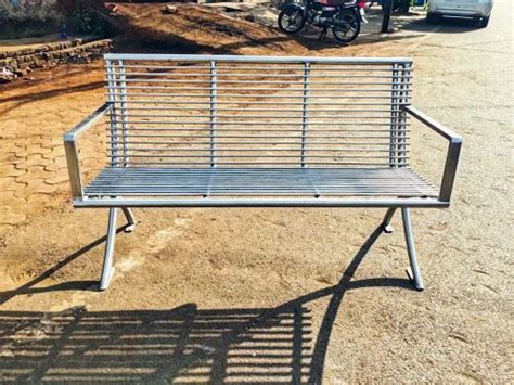 Outdoor Stainless Steel Bench at Rs 15800 | Stainless Steel Bench in ...