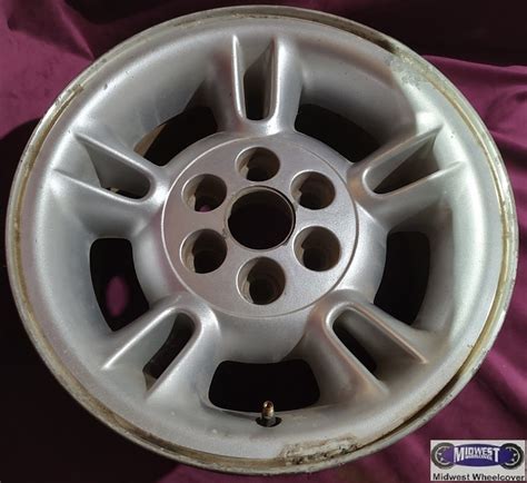 2082a Used Rims 15x8 6 Lug 4 12 97 00 Dodge Durango Dakota Sparkle Silver 5 Open