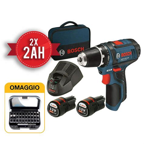 Gsr V Bosch Trapano Avvitatore A Batteria Omaggio E Miglior