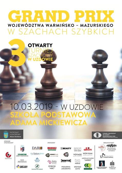 Iii Otwarty Turniej Szachowy W Uzdowie Grand Prix Wojew Dztwa Warmi Sko