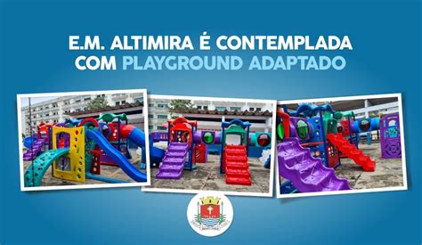 EM Altimira Silva Abirached é contemplada playground adaptado