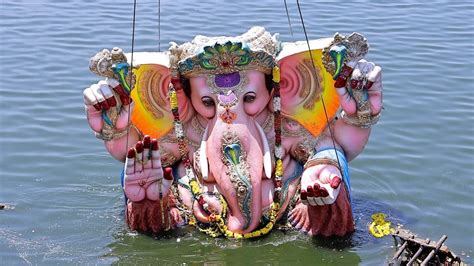 Big Ganesh Nimajjanam Big Ganpati Visarjan In Tank Bund