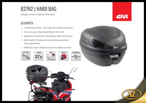 Givi Box B N Topcase Smoked Lazada