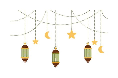 Islamic Lantern Illustration For Ramadan Kareem Elements Decoration