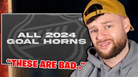 Soccer Fan Reacts To Nhl Goal Horns Youtube