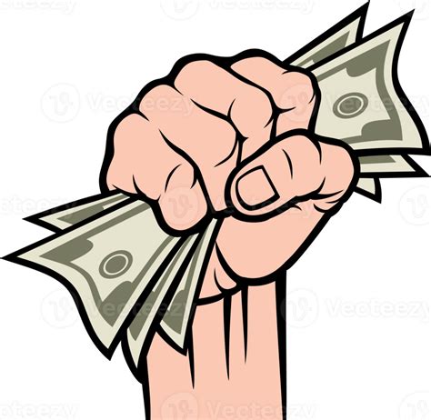 Hand Holding Banknotes Png Illustration Png