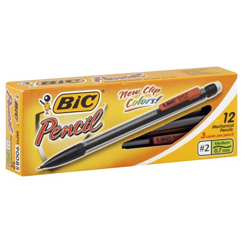 Bic Bicmp11 ® Mechanical Pencil Hb 2 07 Mm Clear Barrel