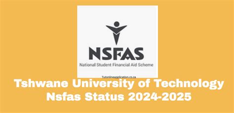 Tshwane University Of Technology Nsfas Status 2025 2026 TUT Online