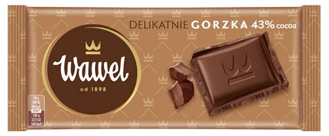 Czekolada Delikatnie Gorzka 43 Cocoa Wawel 90g Wawel Sklep EMPIK