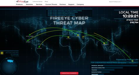 Fireeye cyber threat map - bpodirector