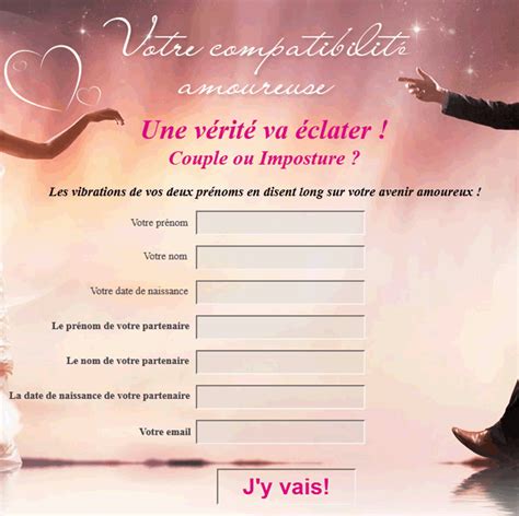 Test De Compatibilit Amoureuse Faire Deux Automasites