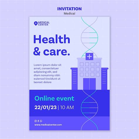 Medical Invitation Psd 5000 High Quality Free Psd Templates For Download