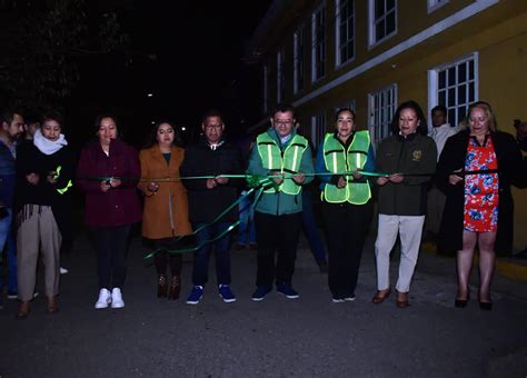 La Avenida del Río en Ocoyoacac ya cuenta con nuevo alumbrado público