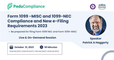 Form 1099 -MISC and 1099-NEC Compliance and New e-Filing Requirements 2023