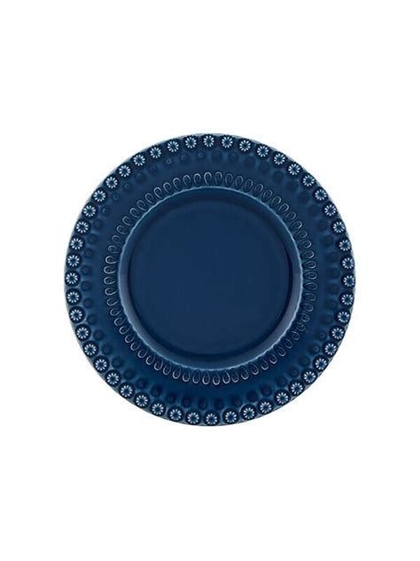 Bordallo Pinheiro Fantasy Dessert Plate 22 Cm Blue Blue 65025283