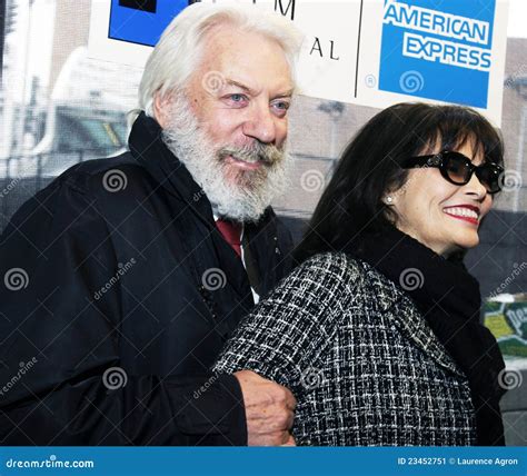 Donald Sutherland And Wife Francine Racette Editorial Photo - Image ...