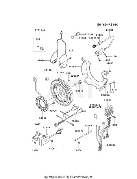 Kawasaki Engine Mounting Diagrams