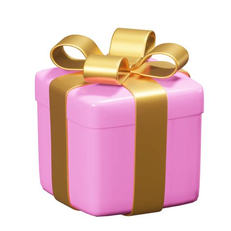 Recorte De Caja De Regalo D Realista Png