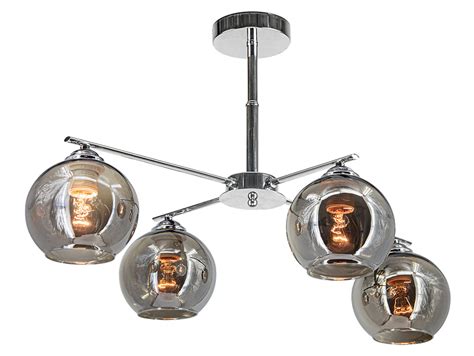 Lampa Sufitowa Neapol Punktowa Metalowa Srebrna Sklep Brw