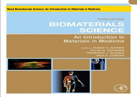 [Doc] Biomaterials Science: An Introduction to Materials in Medicine