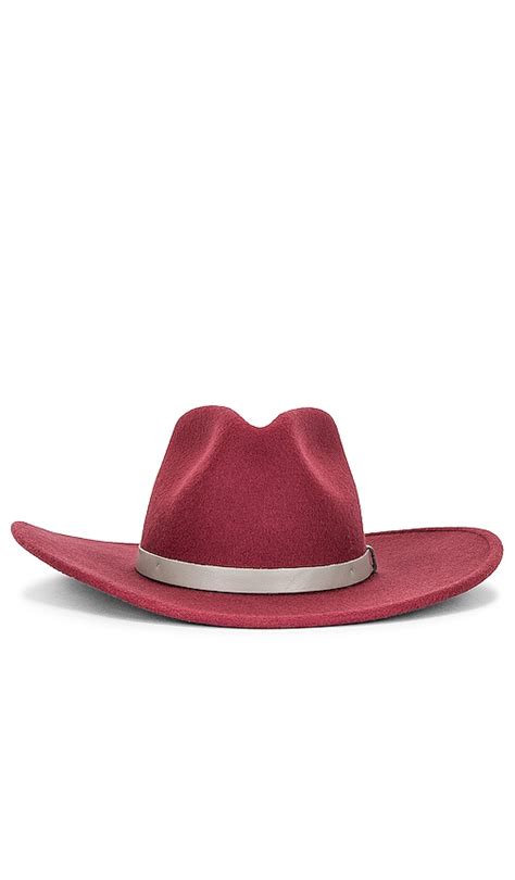 Rag And Bone Ohara Cowboy Hat In Rose Revolve