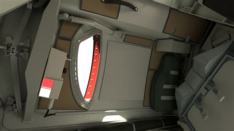 3D gemini capsule interior model - TurboSquid 1381080