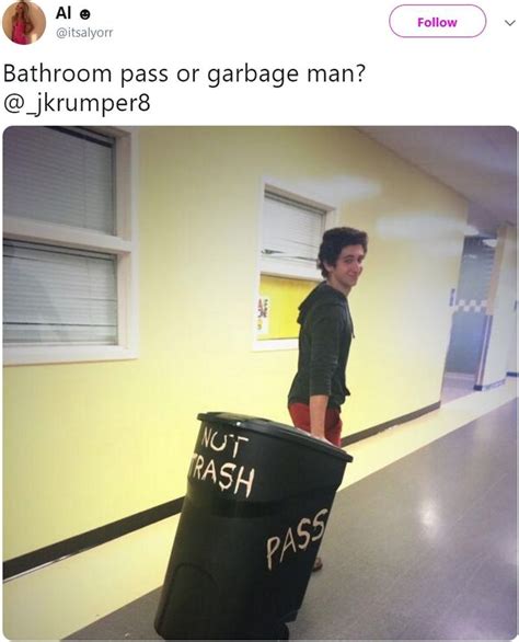 53 Funny Hall Passes That Are Hilariously Over The Top Bathroom Pass Bathroom Humor Crazy