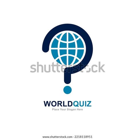 World Quiz Logo Vector Design Suitable Stock Vector (Royalty Free ...