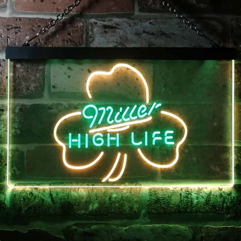 Miller High Life 4 Led Neon Sign Neon Sign Led Sign Shop What S Your Sign