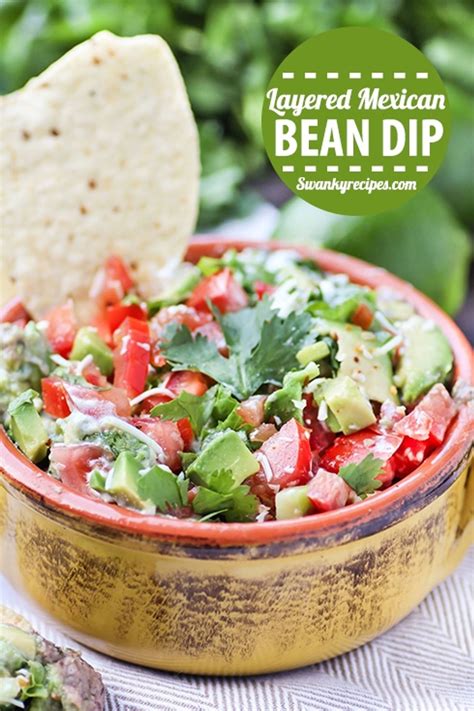 Layered Mexican Bean Dip My Recipe Magic