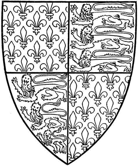 Royal Arms Of Edward Iii Clipart Etc