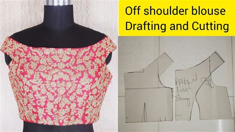 Off Shoulder Blouse Cutting And Drafting Off Shoulder Princess Cut