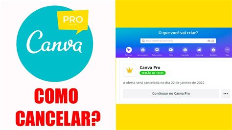 Como Cancelar O Canva PRO Passo A Passo YouTube