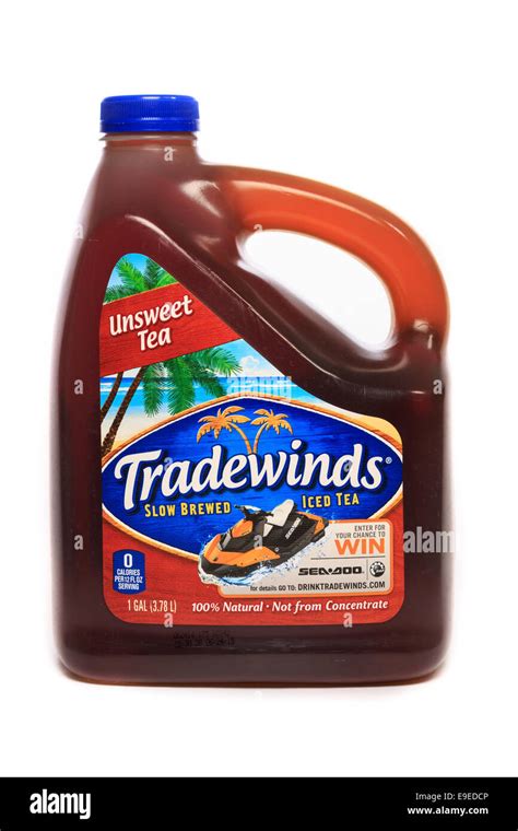 Tradewinds Unsweet Tea Stock Photo Alamy