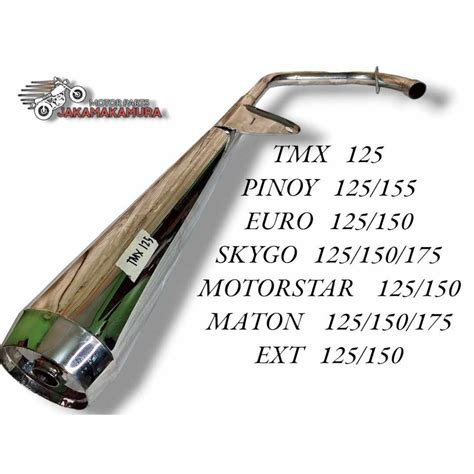 Universal Stainless Chicken Pipe Tmx Pinoy Skygo Euro Motorstar