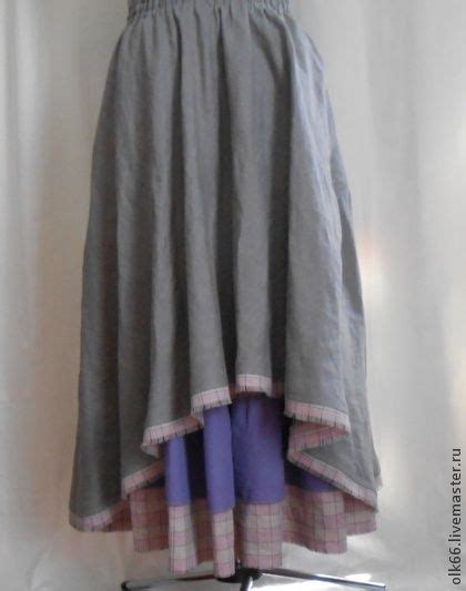 бохо юбка из льна лен boho skirt | Выкройки одежды, Бохо, Юбка