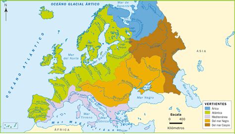 Test interactivo de hidrografía de Europa Hidrografía de Europa Mapas