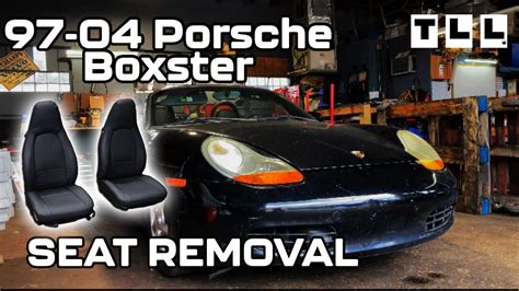 PORSCHE BOXSTER 986 Front Seat Removal How To YouTube