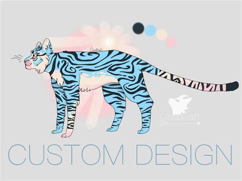 Opal Tiger Custom Design By Azulmagpie On Deviantart