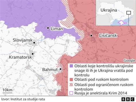 Rusija i Ukrajina Zašto je Bahmut važan za obe strane u ratu BBC