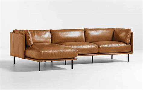 Modern Leather Sectional Sofa With Chaise | Cabinets Matttroy