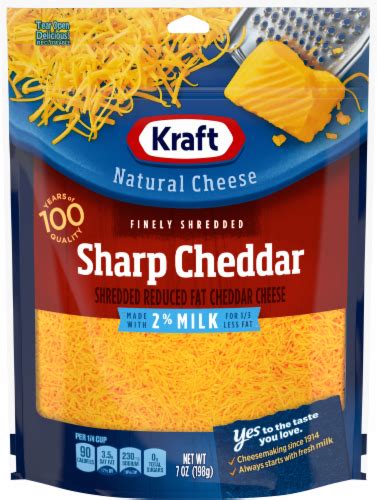 Kraft Finely Shredded Sharp Cheddar Cheese Oz Ralphs