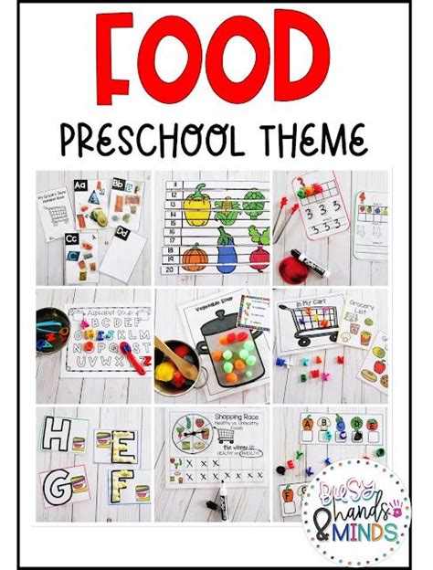 Food and Nutrition Preschool Theme