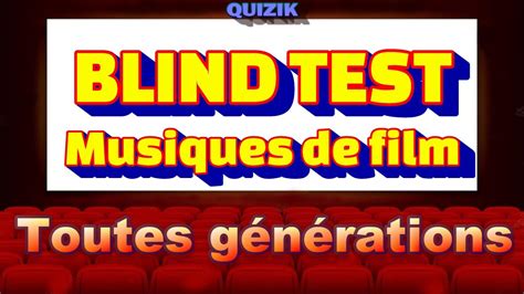 Blind Test Musiques De Film Toutes G N Rations Youtube