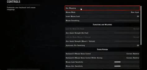 Red Dead Redemption 2 Pc Controls How To Remap Keybinds And Controls