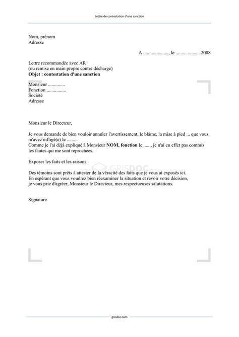 Lettre De Contestation T L Chargement Gratuit Documents Pdf Word Et