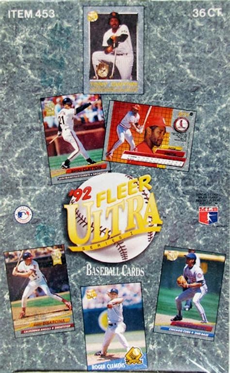 1992 Fleer Ultra Series 1 Baseball Hobby Box Da Card World